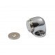 MAGNETIC DOOR RETAINER FLOOR SHELL / CHROME 